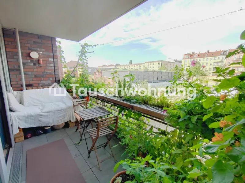 Tauschwohnung: Lichtdurchflutete super ruhige Wohnung mit großem Südbalkon — photo 1